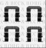 BORG & BECK BBK1538 Accessory Kit, disc brake pads